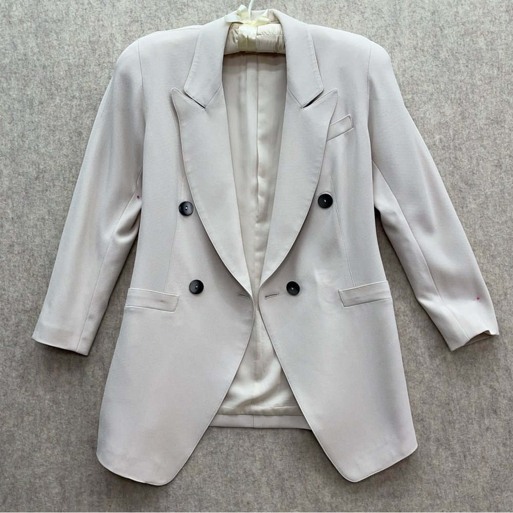 Women's VTG Ann Tjian for Kenar Shawl Collar Blazer Jacket, 4
